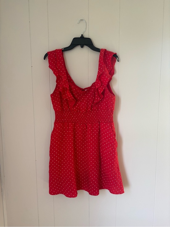 Dresses & Skirts - Red Polka Dot Ruffle Sundress